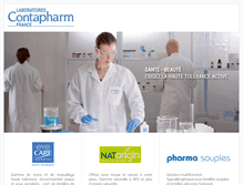 Tablet Screenshot of contapharm.com